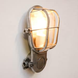 Wall light « fencing » curved anciellitude