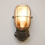 Wall light « fencing » curved anciellitude