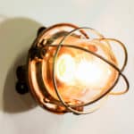 anciellitude Round wall light with fence, bakelite fasteners2