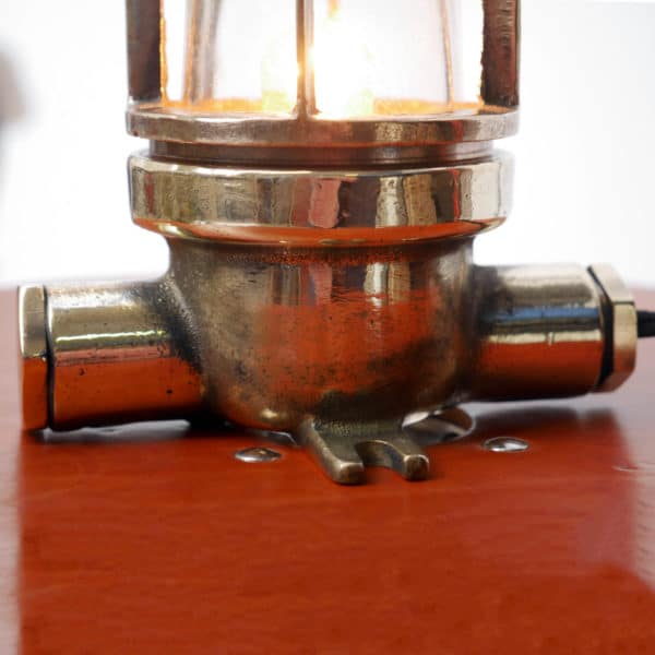 Small lamp in brass anciellitude