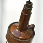 Portable lamp with brown bakelite anciellitude
