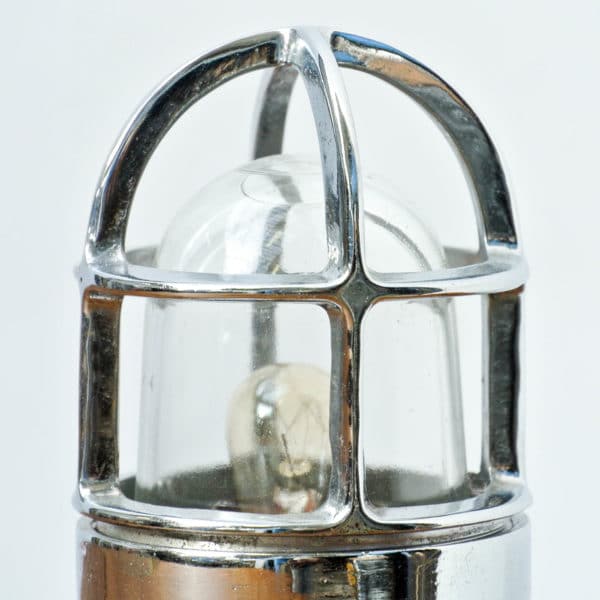 Chrome plated brass small lamp anciellitude