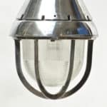 American ceiling Lamp in Polished Aluminium anciellitude