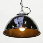 Ceiling Lamp in Steel, Repainted in Brilliant Epoxid Paint anciellitude