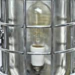 large Oval Wall Light with Fence anciellitude