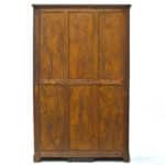 Vintage Notary Cabinet with Curtains Anciellitude