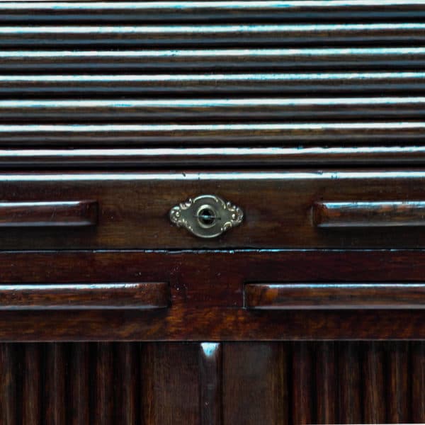 Ancien meuble de notaire à rideaux, « petite version » anciellitude