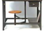  Old Desk with Integrated Sitting anciellitude