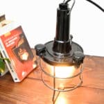 Inspection lamp with black bakelite anciellitude
