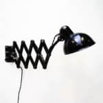 Scissor Wall Lamp Kaiser Idell by  Dell, Black. anciellitude