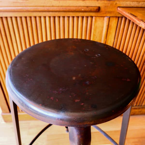 Vintage Industrial Stool from Nicolle H75 cm  anciellitude
