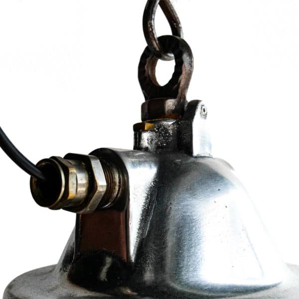 Old Industrial Ceiling Lamp « Big Hook » anciellitude