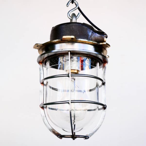 Old Ceiling Lamp Made of Steel anciellitude