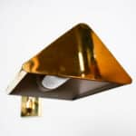 Old brass deployable wall lamp, 2 arms anciellitude