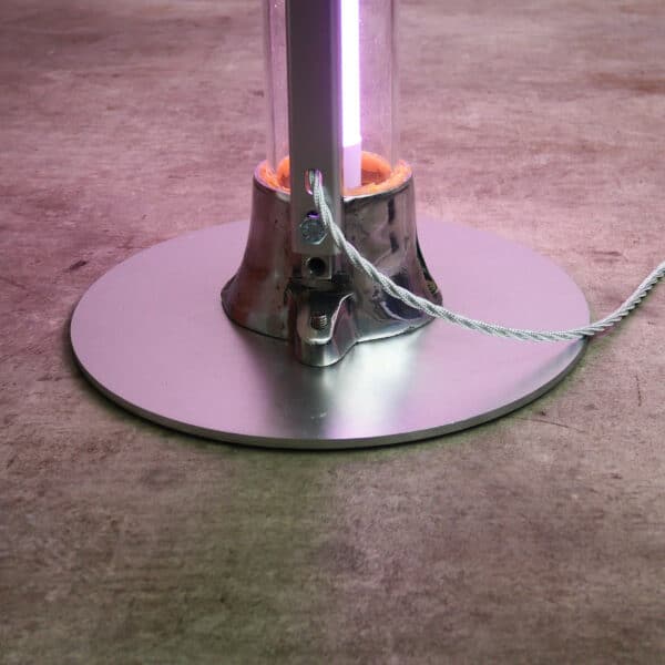Vintage Industrial Fluorescent Light « Stand Up » – Big Size V2 – Pink Color 