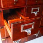 Old Borgeaud Cabinet with Drawers  anciellitude