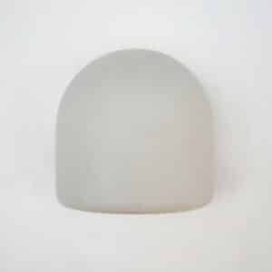 Old small wall lamp in frosted opaline glass anciellitude
