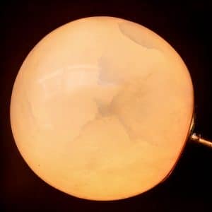 Large alabaster and brass chandelier anciellitude