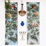 Paire de tableaux anciens – Oiseaux tropicaux – Italie, circa 1950 anciellitude