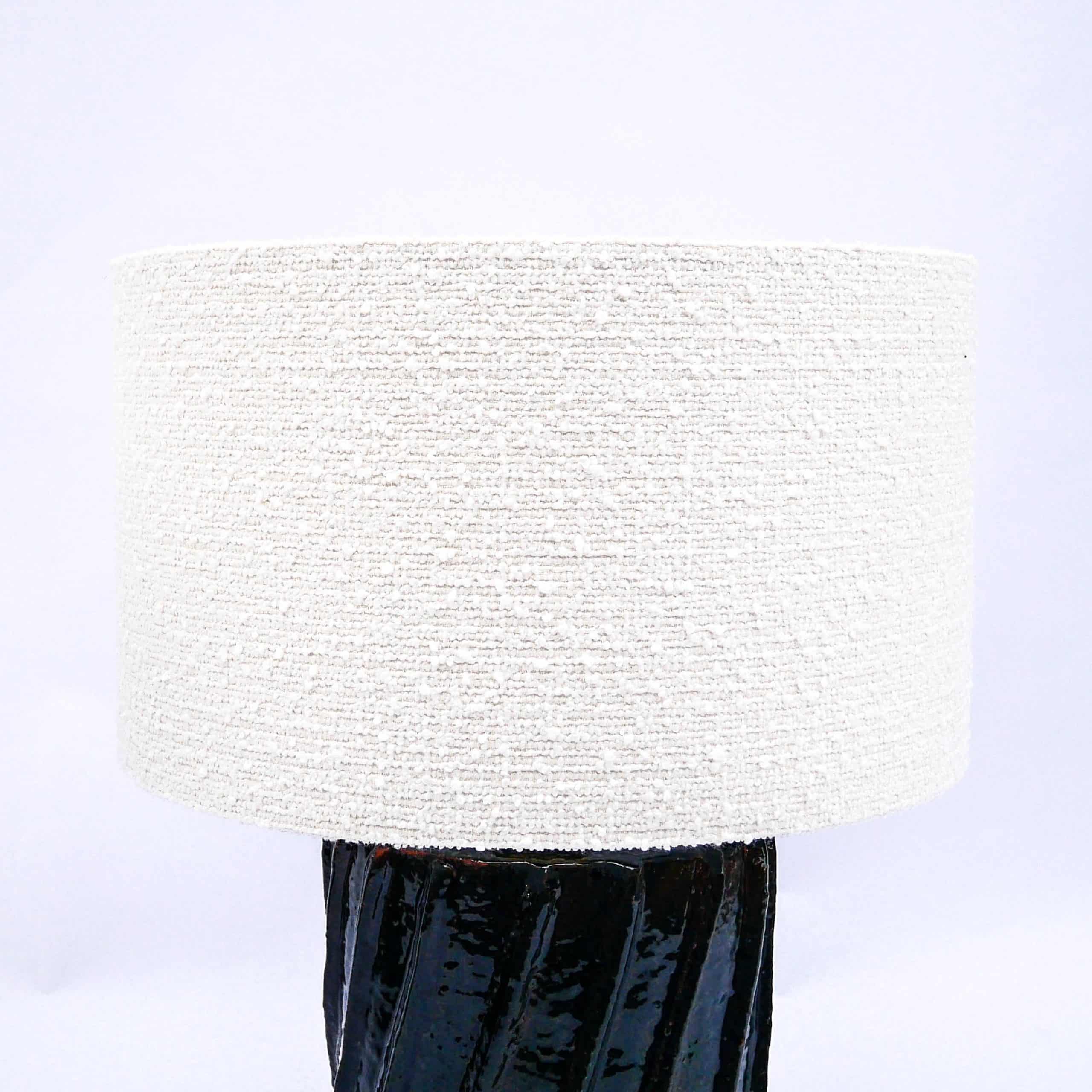 Paire de lampes en terracotta émaillée – Italie, années 1960 anciellitude Paire de lampes en terracotta émaillée – Italie, années 1960 anciellitude