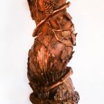 Paire de colonnes salomoniques en bois sculpté et doré – Italie, XVIIᵉ siècle anciellitude