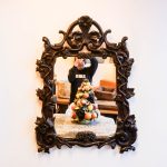 Oval Carved Wood Mirror – Black Forest, 19th Century, Art Nouveau anciellitude