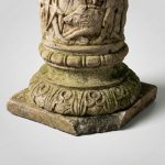 Pair of Sculpted Columns in Reconstituted Stone — Neo-Renaissance Style, Circa 1900 anciellitude