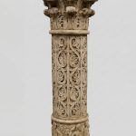 Pair of Sculpted Columns in Reconstituted Stone — Neo-Renaissance Style, Circa 1900 anciellitude
