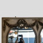 Triple-Arched Trumeau Mirror — Louis XVI Style, 19th Century anciellitude