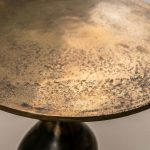 Sculptural Bronze Side Table in 