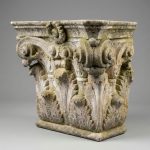 Set of Four Corinthian Capitals in Carved Stone — Neo-Classical Style, Late 19th Century anciellitude