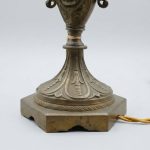 Paire de Lampes « Bouquet de Dévotion » au Sacré-Cœur — Époque XIXe Siècle anciellitude