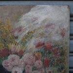 Paire de Natures Mortes Florales par Alice Rey – Huiles sur Panneaux – France, env. 1950 anciellitude