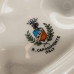 Importante Lampe Colonne en Céramique Estampillée Capodimonte – Italie, v. 1970 anciellitude