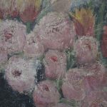 Paire de Natures Mortes Florales par Alice Rey – Huiles sur Panneaux – France, env. 1950 anciellitude