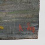 Paire de Natures Mortes Florales par Alice Rey – Huiles sur Panneaux – France, env. 1950 anciellitude