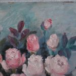 Paire de Natures Mortes Florales par Alice Rey – Huiles sur Panneaux – France, env. 1950 anciellitude