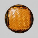 Suite de 6 Boîtes Gigognes en Bambou Tressé et Laque Polychrome – Travail d'Indochine Mi-XXe anciellitude